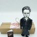 Gertrude Stein literary action figure 1:12, American novelist, poet, playwright, art collector, Feminist - Literary Gift for Readers, Writers, a unique collection for smart people - collectible handmade doll + Miniature Book