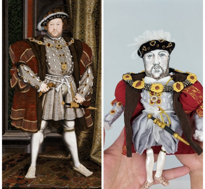 Henry VIII King of England, historical figurine