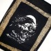 Raven Nevermore - Edgar Allan Poe - WALL HANGING black and white banner - Mystical decor hand-painted - Birthday gotic gift