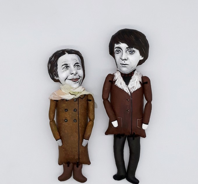 HAROLD AND MAUDE figures - classic movie 1971 - cinema room decor - Collectible dolls - Made to order