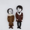 HAROLD AND MAUDE figures - classic movie 1971 - cinema room decor - Collectible dolls - Made to order