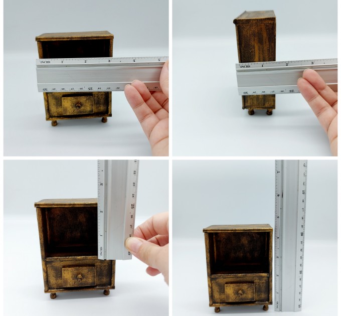 Miniature library, 1:12 scale bookcase, furniture miniature, little library office decor