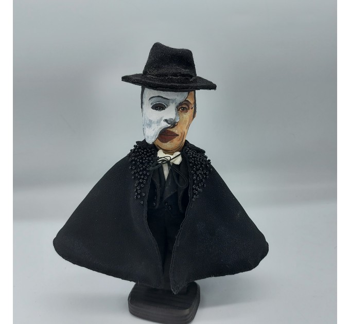 Phantom Of The Opera, Broadway musical, Theatre ornament - Musical theatre gift - Collectible handmade doll - MADE TO ORDER