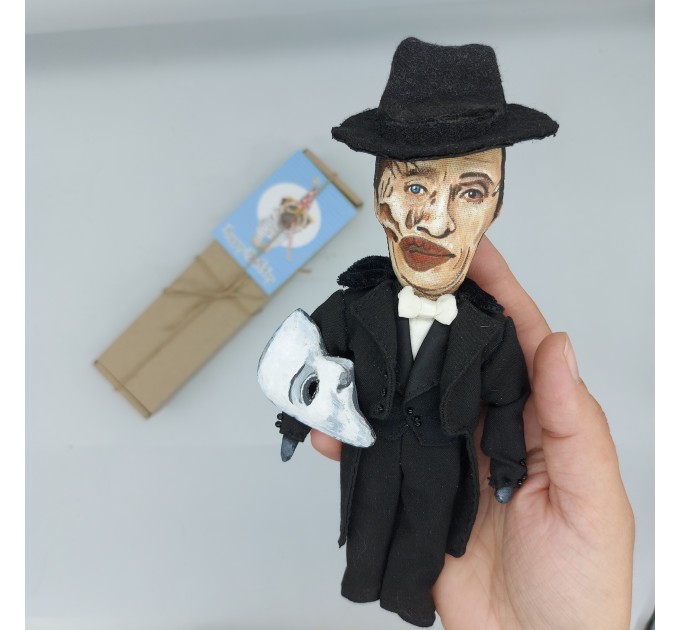 Phantom Of The Opera, Broadway musical, Theatre ornament - Musical theatre gift - Collectible doll 