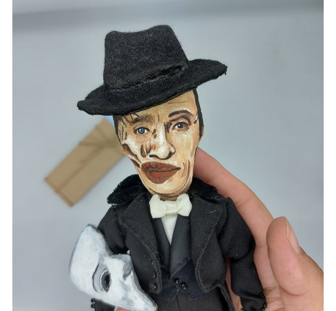 Phantom Of The Opera, Broadway musical, Theatre ornament - Musical theatre gift - Collectible doll 
