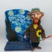 Vincent Van Gogh diorama wall handing, Starry Night art objects - Art Teacher Gift