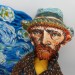 Vincent Van Gogh diorama wall handing, Starry Night art objects - Art Teacher Gift