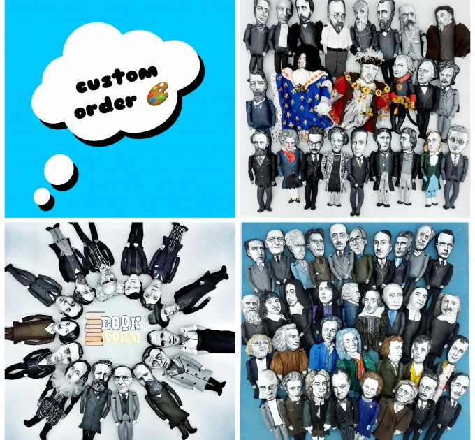 Custom figure 7 inches, Personalized Caricature figurine