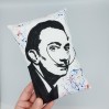 Salvador Dali decorative pillow - artist gift idea - artist gifts for painters - hand painted pillow
