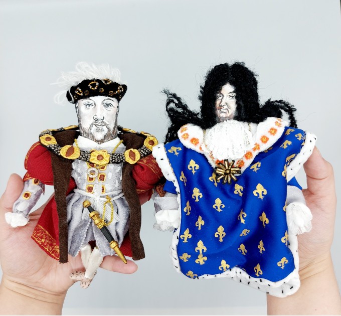 Louis XIV of France collectible miniature doll