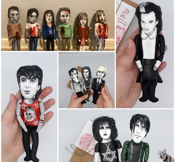 Custom musician doll, rock and roll birthday - gifts for musicians - guitarist gift