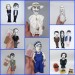 Custom portrait doll, Caricature doll, handmade action figures 1:12, custom action figures hand painted