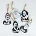 William Shakespeare Christmas ornament - Book lover present