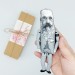 Claude Monet action figures 1:12 + standing folding easel + picture - gift for painter, Art teacher gift - collectible miniature doll hand painted