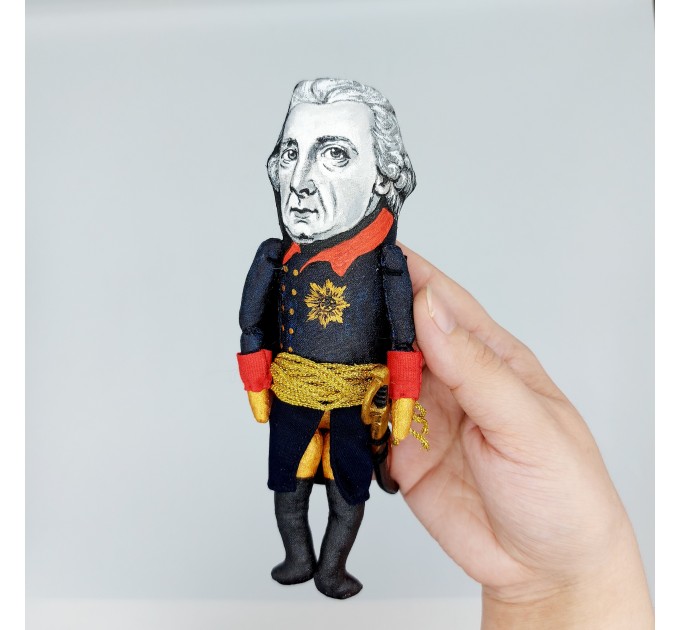 Frederick the Great action figure handmade, Prussian king "The Old Fritz" - history teacher gift