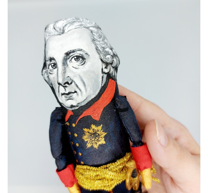 Frederick the Great action figure handmade, Prussian king "The Old Fritz" - history teacher gift