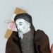 Geoffrey Chaucer action figure handmade - Gift for librarian, Literary gift for Readers & Writers - collectible literary miniature doll hand painted + Miniature Book