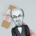 Salman Rushdie novelist figurine