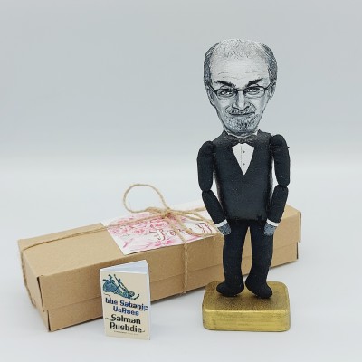 Salman Rushdie figurine