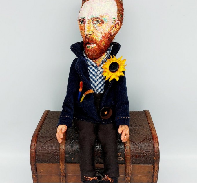 Vincent Van Gogh doll - art teacher gift