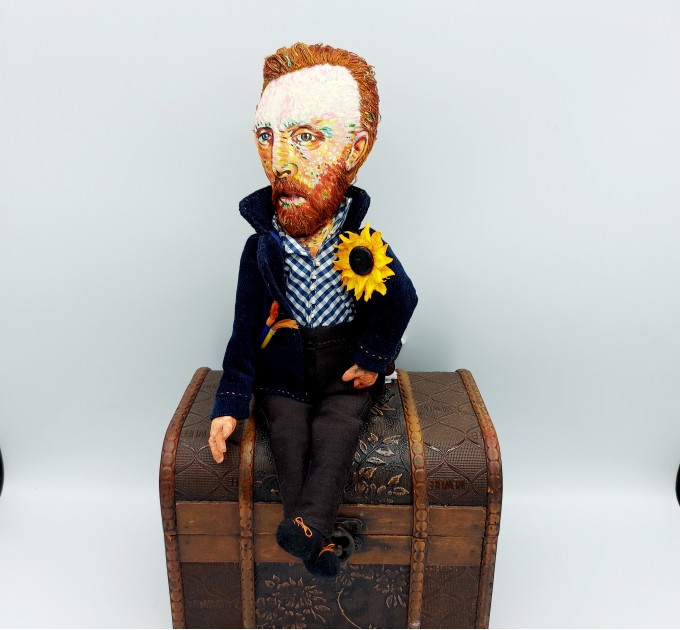 Vincent Van Gogh doll - art teacher gift