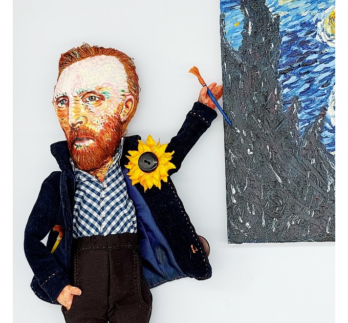 Vincent Van Gogh doll - art teacher gift