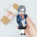 Ludwig van Beethoven musician action figure, German composer, pianist - classical music lover gift, music teacher gift - Collectible doll hand painted