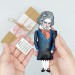 Ludwig van Beethoven handmade figure, German composer, pianist - classical music lover gift