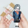 Ludwig van Beethoven handmade figure, German composer, pianist - classical music lover gift