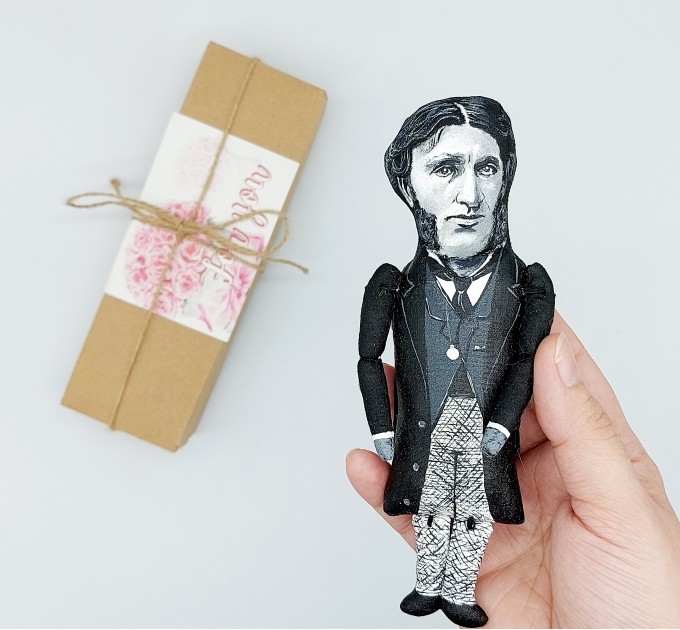 Matthew Arnold literary action figure 1 :12, English poet - Literary Gift for Readers & Writers, book club gift - collectible doll + Miniature Book