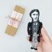 Matthew Arnold literary action figure 1 :12, English poet - Literary Gift for Readers & Writers, book club gift - collectible doll + Miniature Book