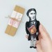 Matthew Arnold literary figure, English poet - Literary Gift- Collectible handmade doll + Miniature Book