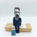 Max Weber action figure 1:12, German sociologist, historian - Gift for sociologist, history teacher gift - collectible doll + Miniature Book