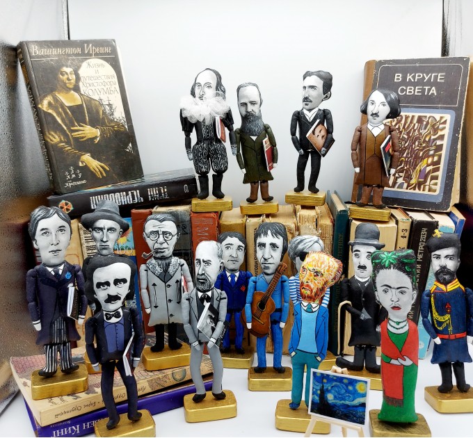 Max Weber action figure 1:12, German sociologist, historian - Gift for sociologist, history teacher gift - collectible doll + Miniature Book