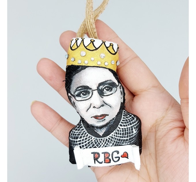 RBG ornament, Ruth Bader Ginsburg 