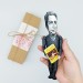 Famous French writer, philosopher - Writer Gift, library decorations, reader office art - collectible doll + Miniature Book