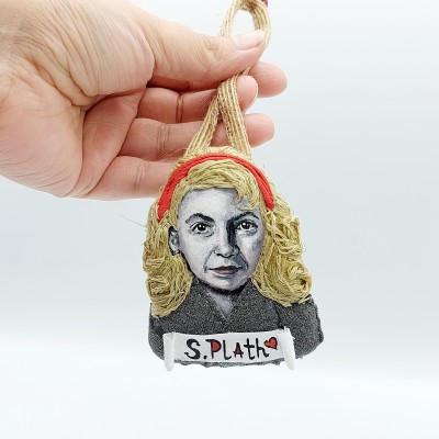 Sylvia Plath Ornament