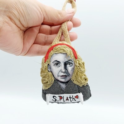 Sylvia Plath Ornament