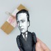 Werner Heisenberg heroes of science action figure, German theoretical physicist, Nobel Prize - quantum mechanics - Gift For Physicist - Collectible doll hand painted