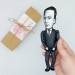 Werner Heisenberg heroes of science action figure, German theoretical physicist, Nobel Prize - quantum mechanics - Gift For Physicist - Collectible doll hand painted