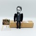 Edgar Degas famous artist action figure + standing folding easel + picture - Impressionist - Art teacher gift - collectible miniature doll hand painted