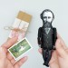 Edouard Manet famous artist action figure, French painter impressionist - Art Teacher gift - Collectible doll + standing folding easel + picture