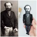 Edouard Manet famous artist action figure, French painter impressionist - Art Teacher gift - Collectible doll + standing folding easel + picture