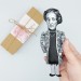 Hannah Arendt thinker action figure, philosopher - political philosophy - book shelf decoration - Gift for philosopher - Collectible doll hand painted