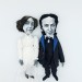 Harry Houdini and wife Bess dolls