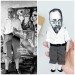 Henri Matisse famous artist action figure + standing folding easel + picture - sculptor gift, Art teacher gift - collectible miniature doll hand painted