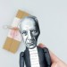 Pablo Picasso famous artist action figure, Spanish painter, sculptor Cubism - Art teacher gift - collectible doll + standing folding easel + picture