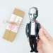 Pablo Picasso famous artist action figure, Spanish painter, sculptor Cubism - Art teacher gift - collectible doll + standing folding easel + picture