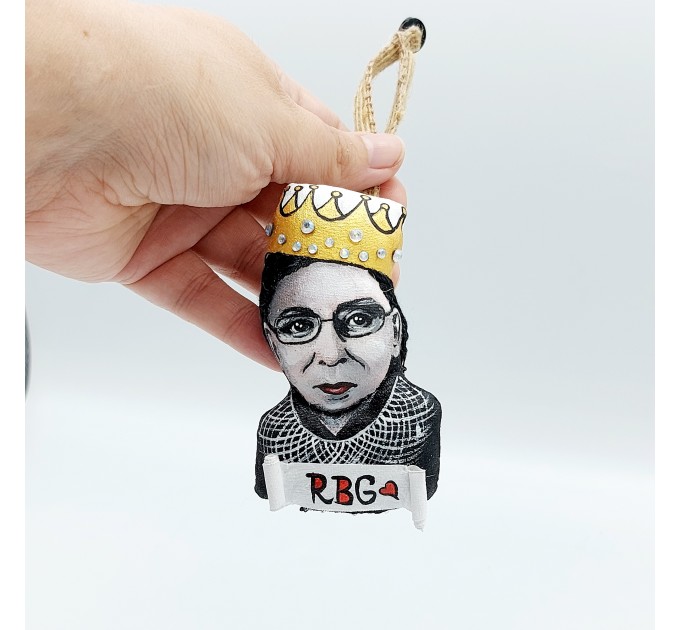 RBG ornament, Ruth Bader Ginsburg 