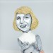 Sylvia Plath feminist women writer novelist - Literary gift for Readers & Writers - book shelf decoration - Collectible doll